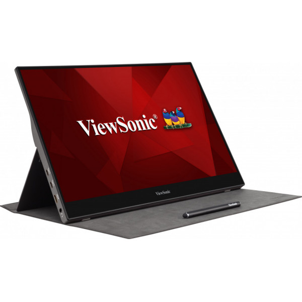 foto del prodotto viewsonic td1655 monitor pc 39,6 cm 15.6 1920 x 1080 pixel full hd led touch screen multi utente nero, argento