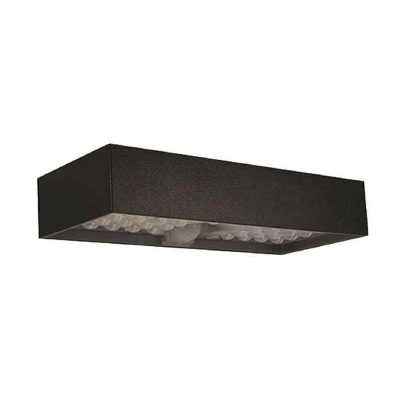foto del prodotto vigor applique led solari tebe nero 6w 800lm