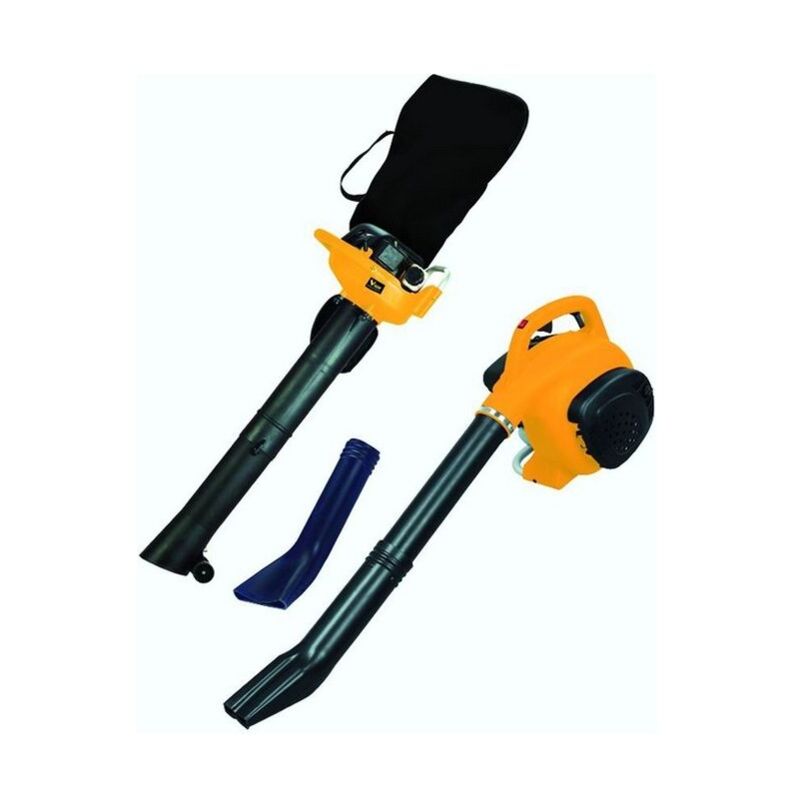 foto del prodotto vigor aspiratore soffiatore da giardino vas 32 potente motore 2t 32cc biotrituratore autonomo per giardini e terrazzi