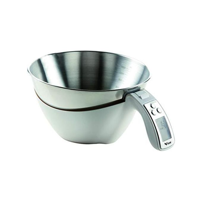 foto del prodotto vigor bilancia da cucina modello livia con caraffa inox