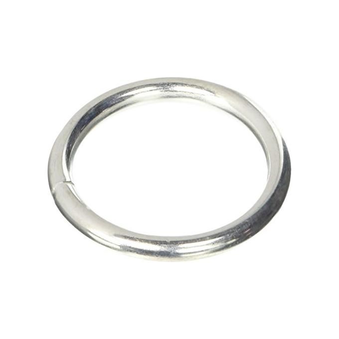 foto del prodotto vigor blinky anelli saldati zinco cromati 40 pezzi filo 6mm foro 45mm