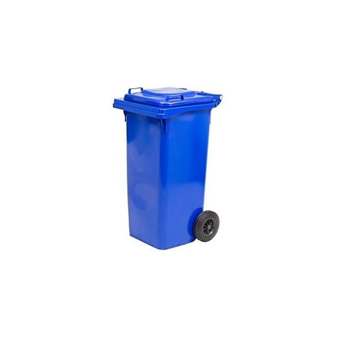 foto del prodotto vigor blinky bidoni immondizia differenziata blu con coperchio 120 litri