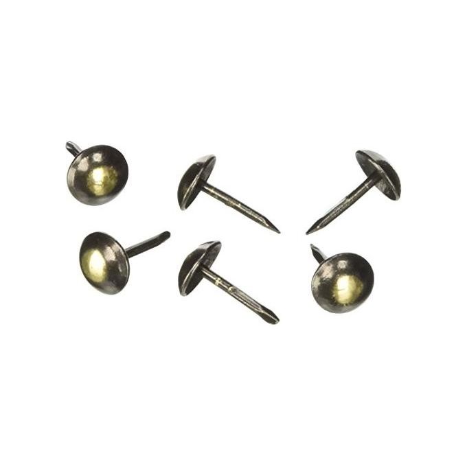 foto del prodotto vigor blinky bullette per tapezziere con rombo acciaio bronzato sf 1000 pezzi n. 90 1
