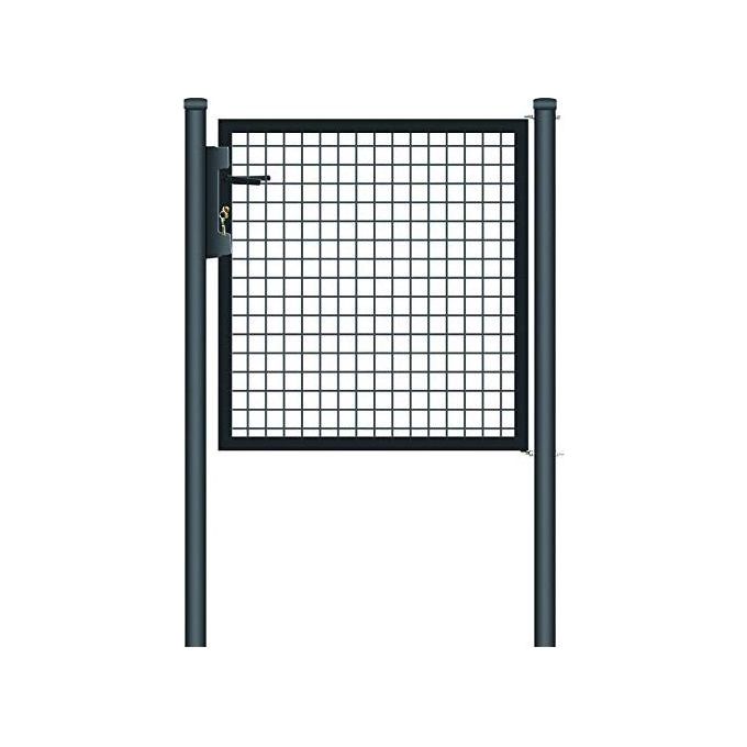 foto del prodotto vigor blinky cancello strong pedonale antracite 100x95cm