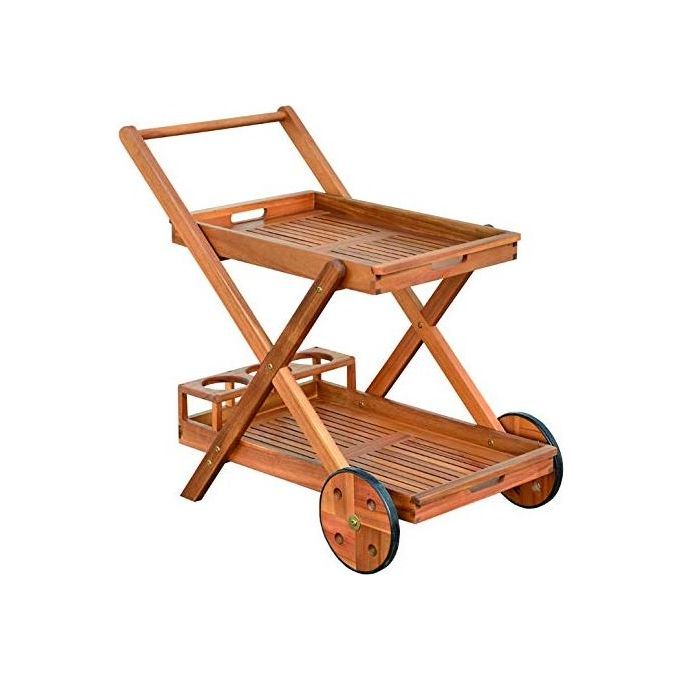 foto del prodotto vigor blinky carrellino in legno modello icaro 81x50x77cm