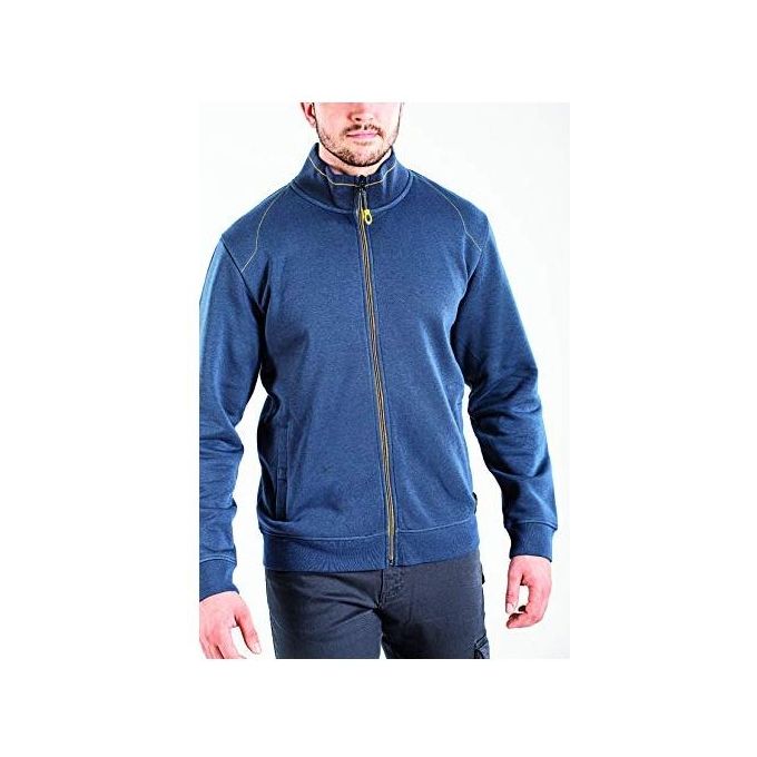 foto del prodotto vigor blinky felpe rica lewis fullzip manica lunga grigio blu taglia xl