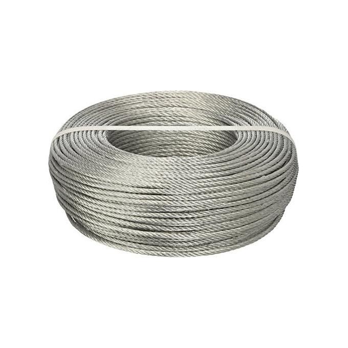 foto del prodotto vigor blinky funi acciaio zincato 72 fili commerciale 100mt diametro 3mm