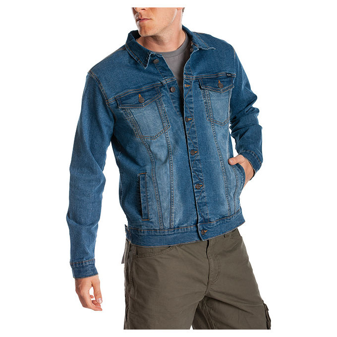 foto del prodotto vigor blinky giubbotto rica lewis jeans stant stretch denim chiaro taglia l