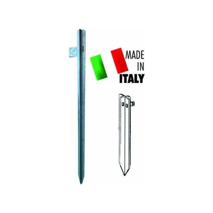 foto del prodotto vigor-blinky puntazze zincate a croce 50x50x5mm 100cm