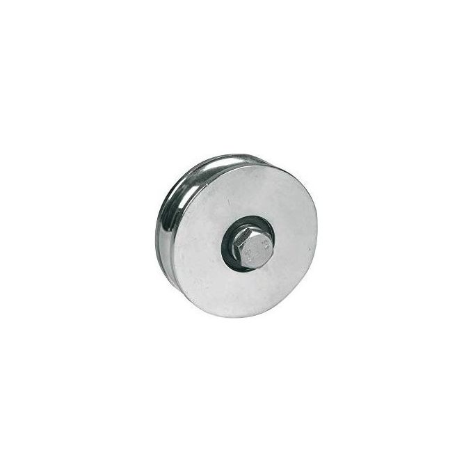 foto del prodotto vigor blinky ruote per cancelli gola u 20 art. 364 diametro 80mm