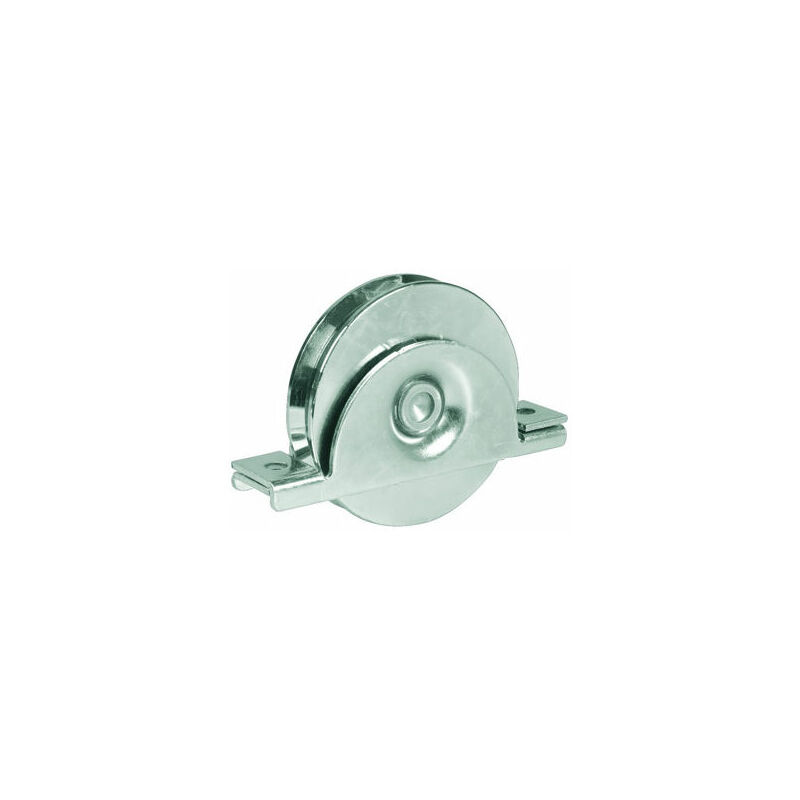 foto del prodotto vigor blinky ruote per cancelli gola v art. 393 con supporto diametro 140mm