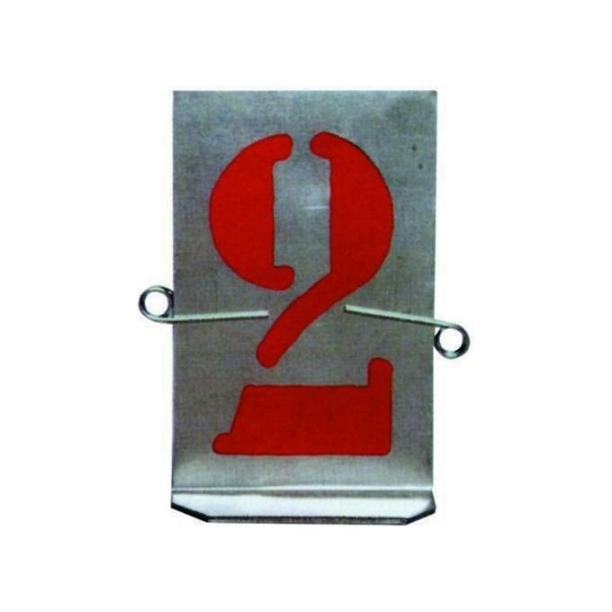 foto del prodotto vigor blinky stampi numeri lamiera zincata 9 numeri art. 606 40mm