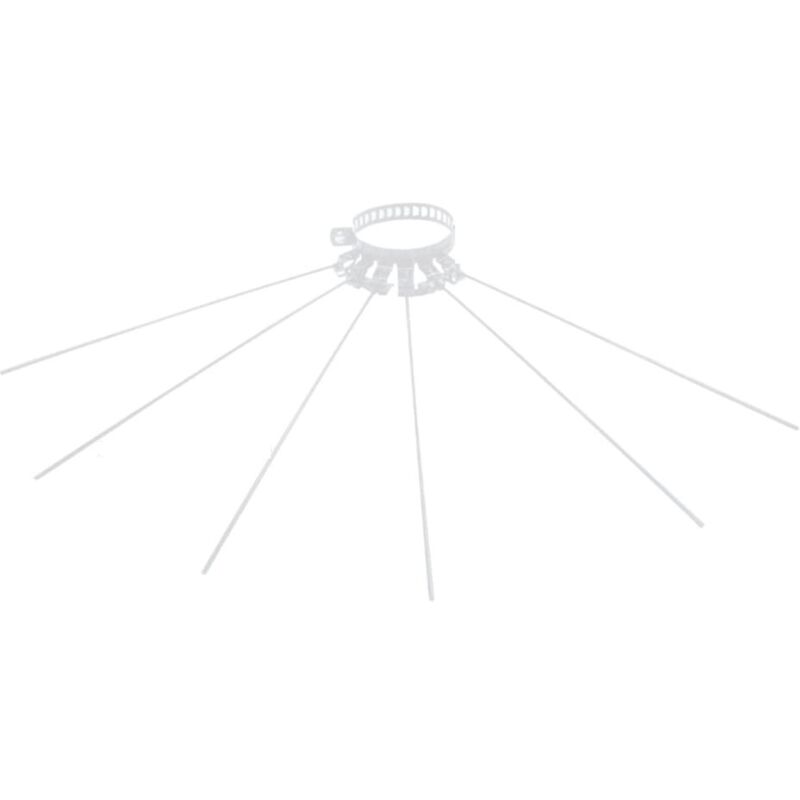 foto del prodotto vigor blinky stendibiancheria per stufa colore bianco regolabile da 8 a 13 cm df 702082