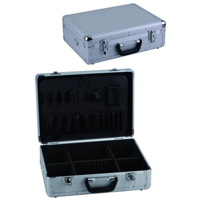 foto del prodotto vigor blinky valigette elettricista alluminio midi tondi 42x31x12.5cm