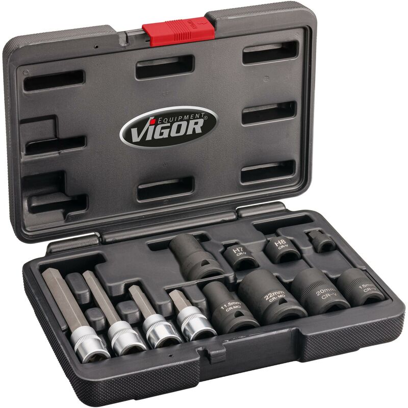 foto del prodotto vigor brake calliper screw connection set v7158 12 pieces numero utensili 12
