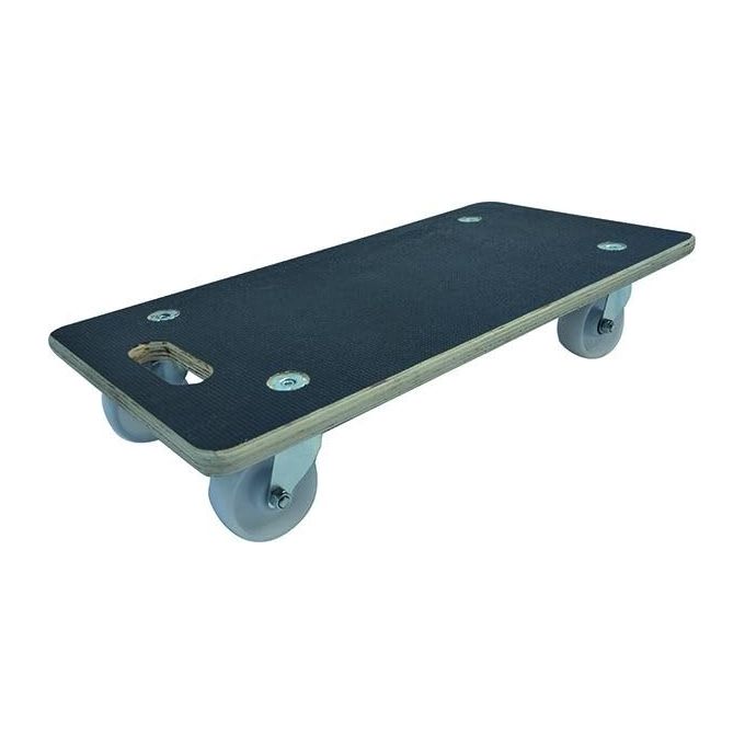 foto del prodotto vigor carrellino portatutto rettangolare legno 250kg