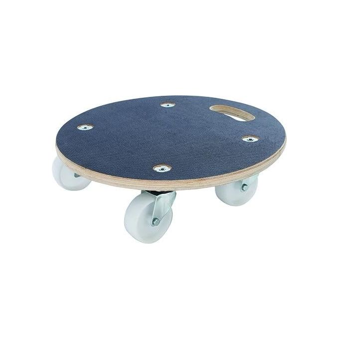 foto del prodotto vigor carrellino portatutto tondo legno 250kg