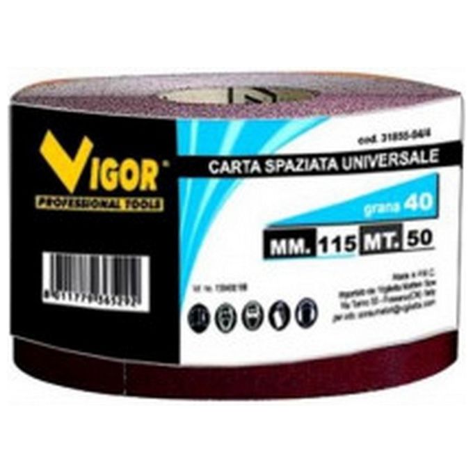 foto del prodotto vigor carta spaziata univers 115mm 50mt 100gr