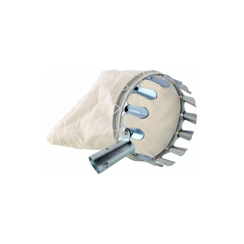foto del prodotto vigor coglifrutta raccoglifrutta zincato con sacco in tela senza manico 38161 