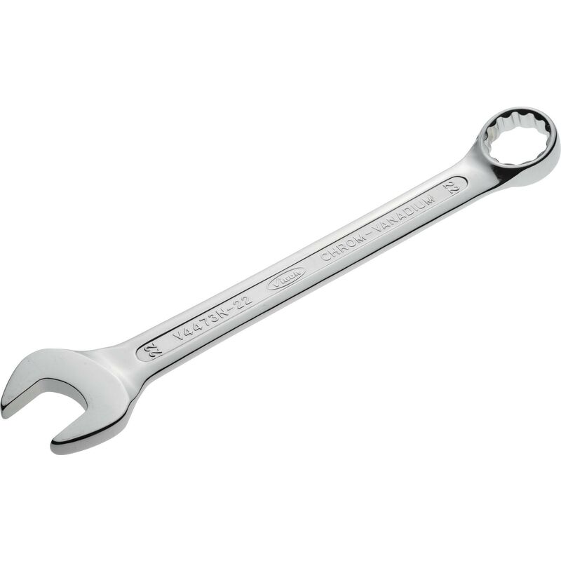 foto del prodotto vigor combination wrench v4473n 22 profilo esagonale esterno, profilo a doppio esagono esterno size 22 mm