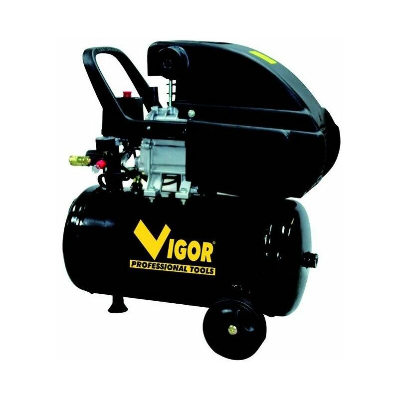 foto del prodotto vigor compressori 220v vca 24l 1 cilindro direttamente 2hp capacita 24 litri