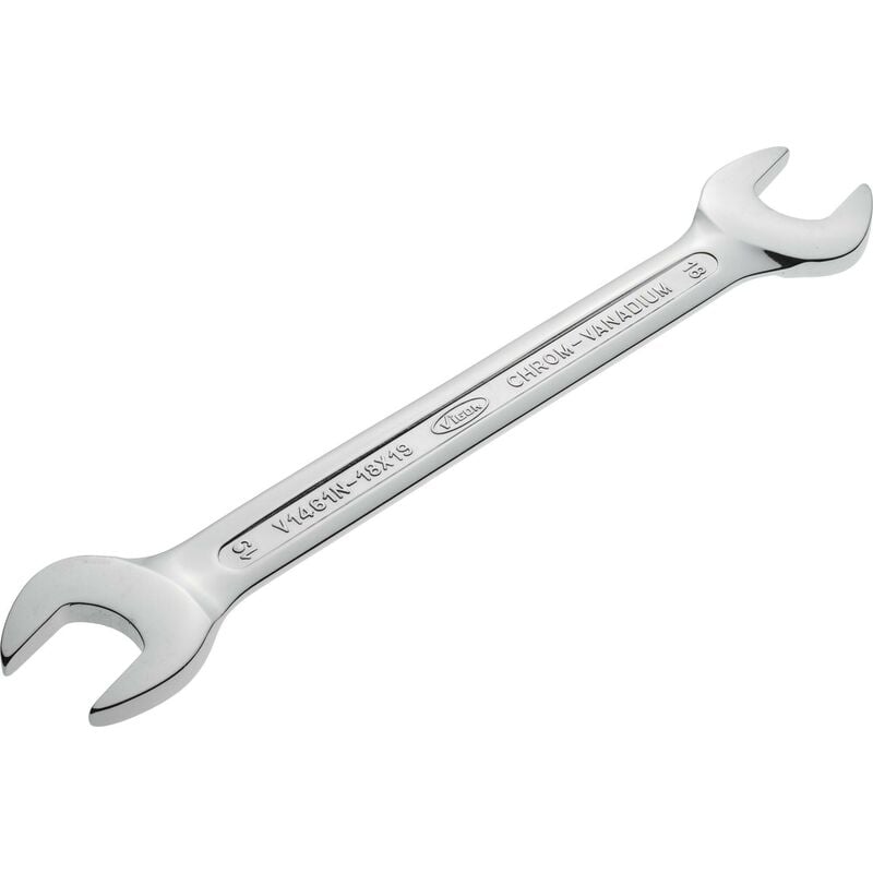 foto del prodotto vigor double open end wrench v1461n 18x19 profilo esagonale esterno size 18 x 19 mm