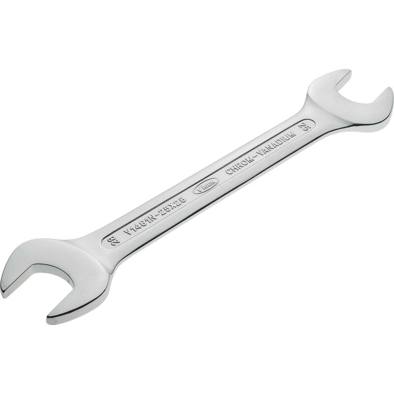 foto del prodotto vigor double open end wrench v1461n 25x28 profilo esagonale esterno size 25 x 28 mm