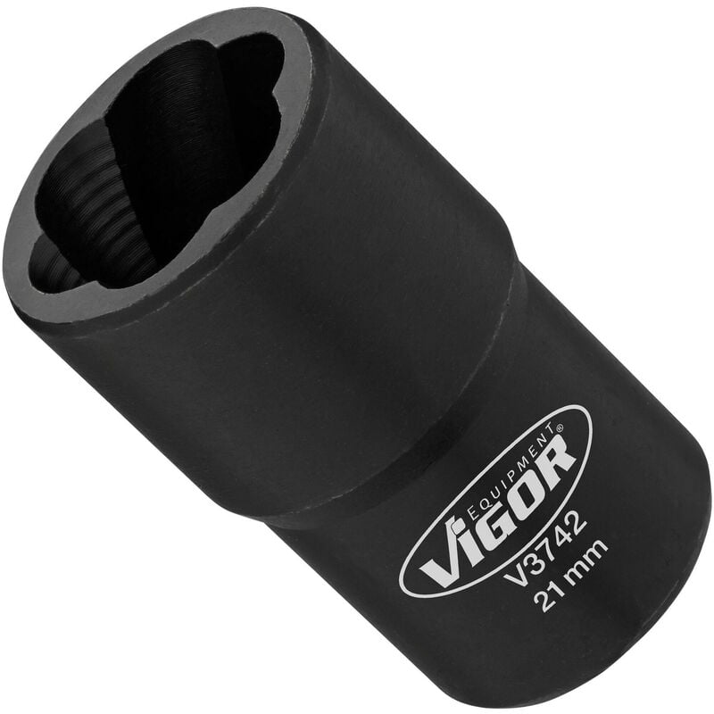 foto del prodotto vigor extractor socket with spiral profile v3742 attacco quadro, cavo, 1 2 di pollice 12,5 mm profilo estrattore di viti esterno size 21