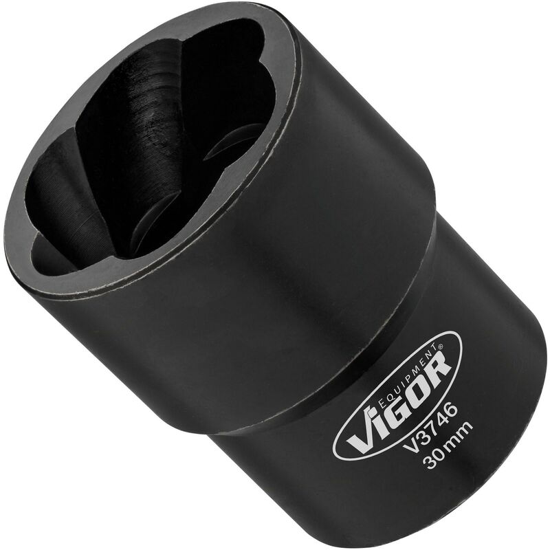 foto del prodotto vigor extractor socket with spiral profile v3746 attacco quadro, cavo, 1 2 di pollice 12,5 mm profilo estrattore di viti esterno size 30