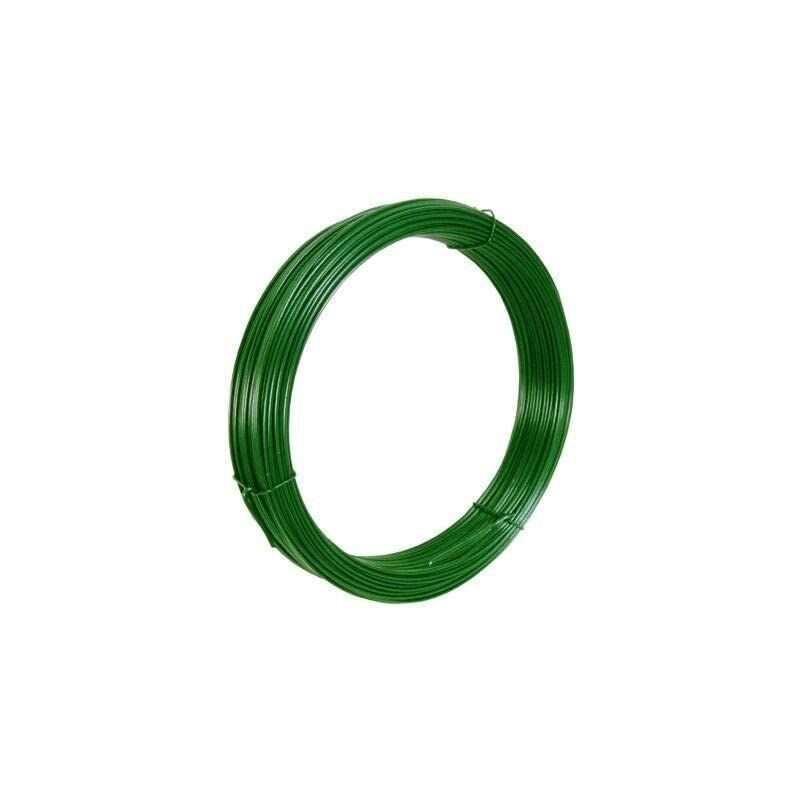 foto del prodotto vigor filo ferro plasticato verde p legatura mt.100