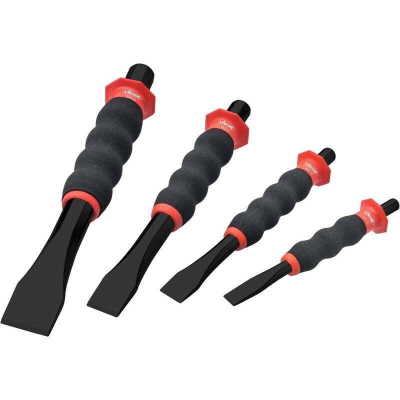 foto del prodotto vigor flat chisel set v6220 4 4 pieces numero utensili 4