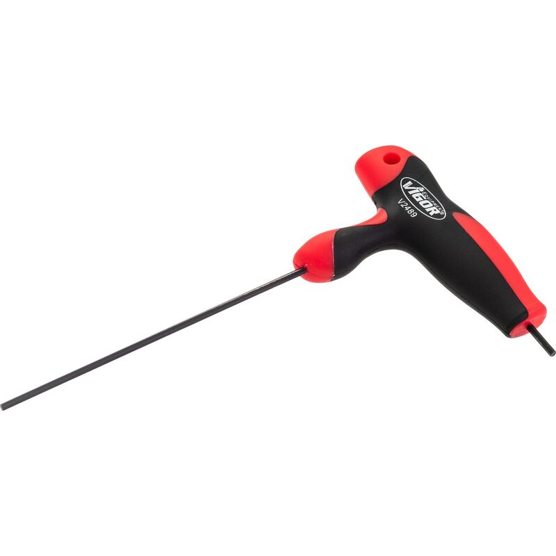 foto del prodotto vigor hexagon t handle screwdriver v2489 profilo esagonale interno size 2 mm