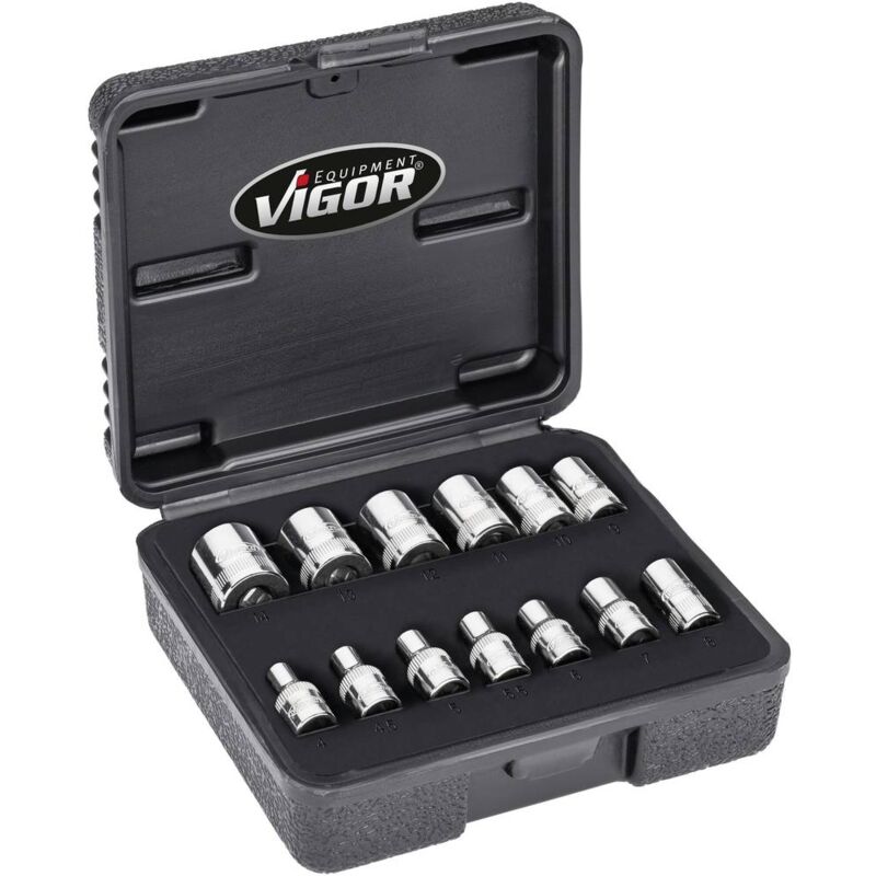 foto del prodotto vigor kit inserti a bussola 1 4 6.3 mm v7514 13