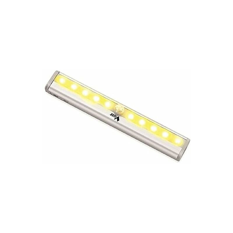 foto del prodotto vigor lampada per armadi magnetica con sensore 10 led