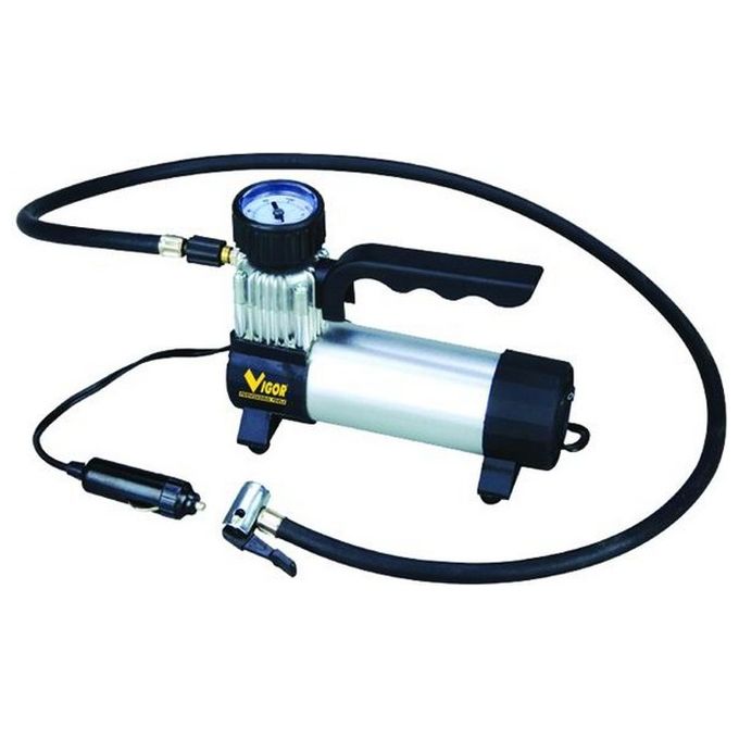 foto del prodotto vigor minicompressori vmc 19 12v in acciaio per fai da te e compressori in brico e giardino