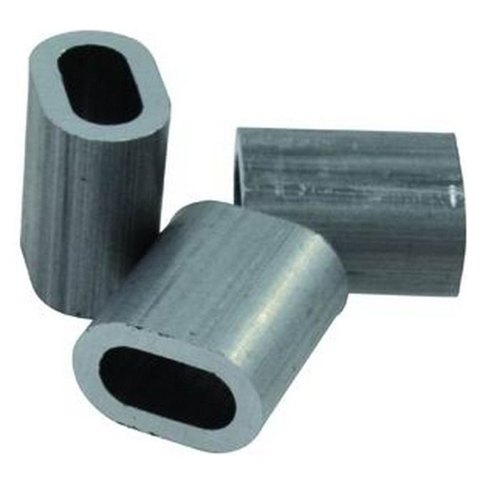 foto del prodotto vigor morsetti per filo nyofil in alluminio 100 pz. diametro mm. 4