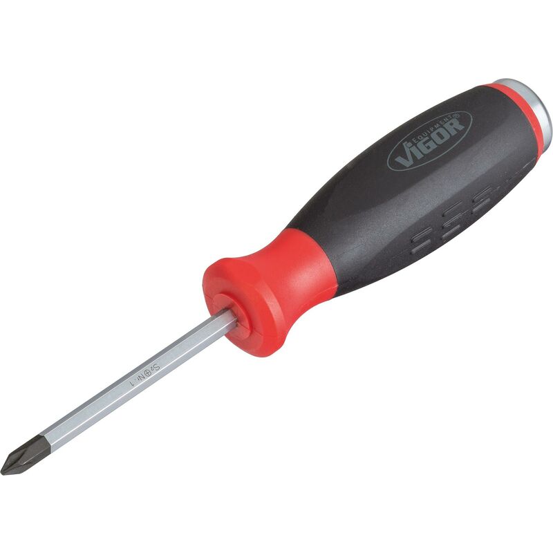 foto del prodotto vigor phillips recess screwdriver with impact cap v3601 profilo intaglio a croce ph size ph1