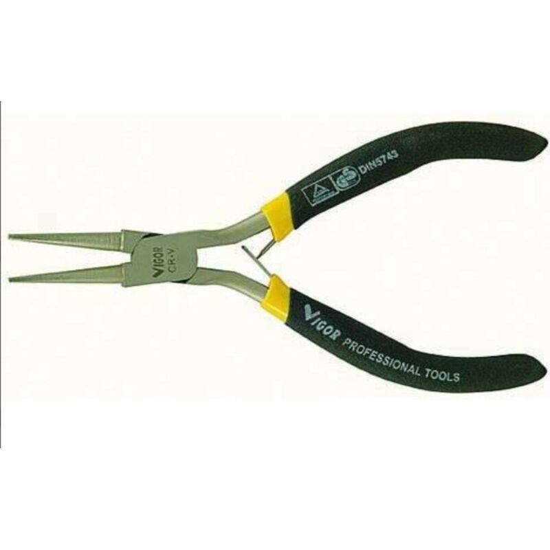 foto del prodotto vigor pinza elettronic in acciaio cromo vanadio 120mm con becchi tondi