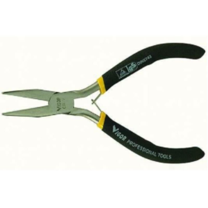foto del prodotto vigor pinza elettronic in acciaio cromo vanadio 20mm con becchi piatti