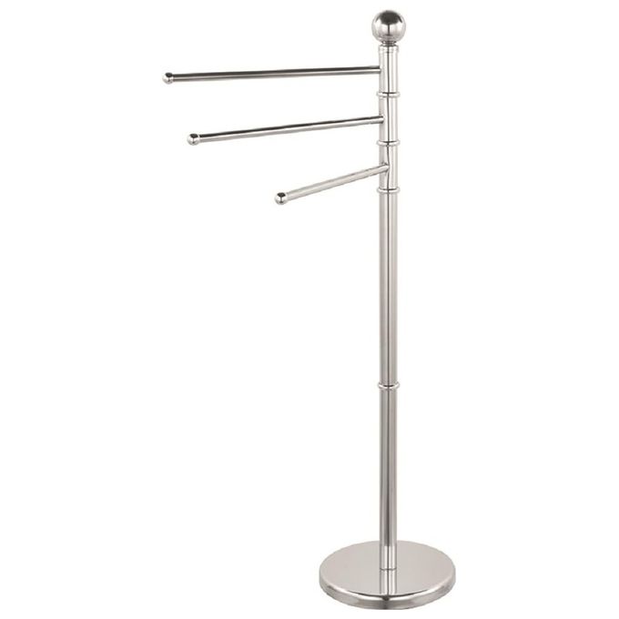 foto del prodotto vigor portasciugamani inox 3 bracci mobili h. 90cm