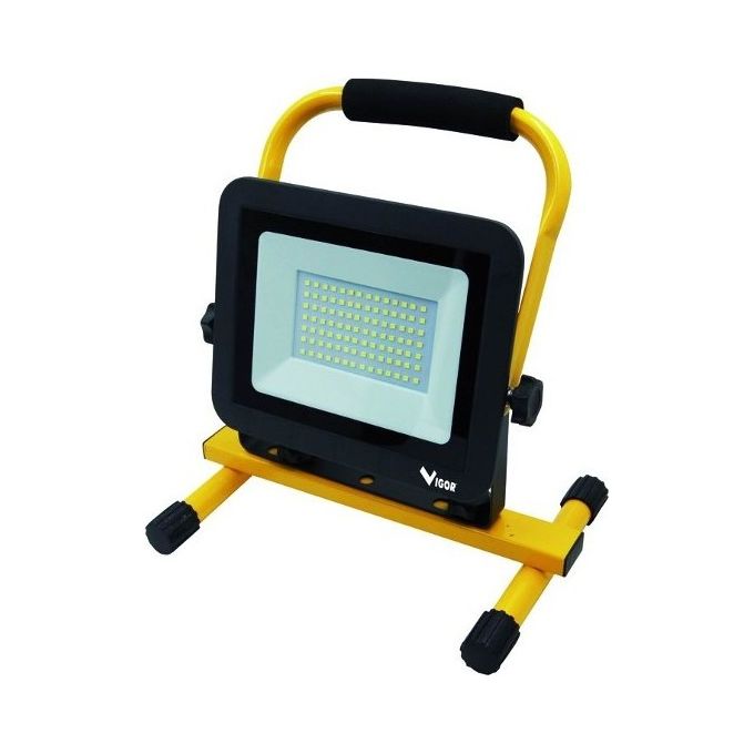 foto del prodotto vigor proiettore led worky 50 supporto cavo e spina 50w 750lm
