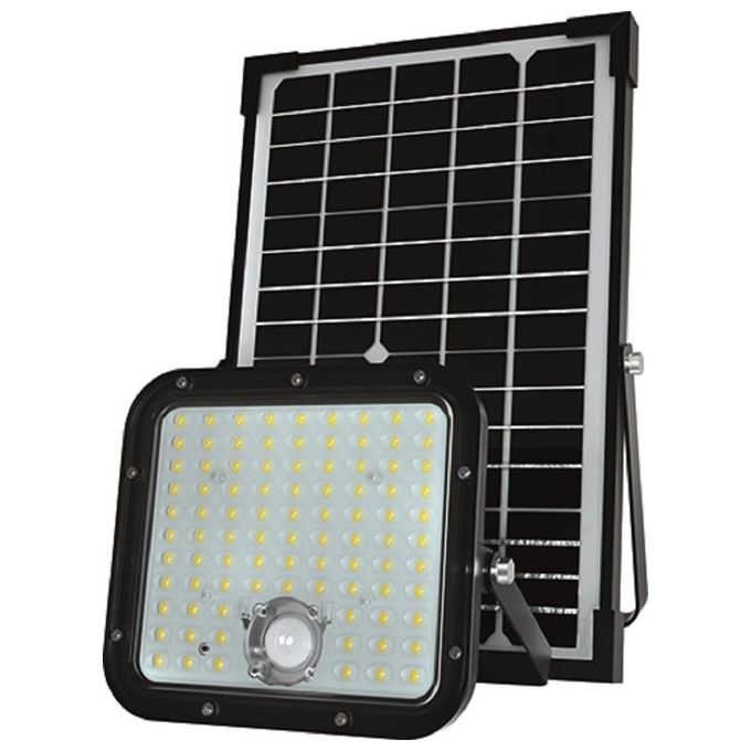 foto del prodotto vigor proiettori led cubo-30 con pannello solare 30w 4800lm
