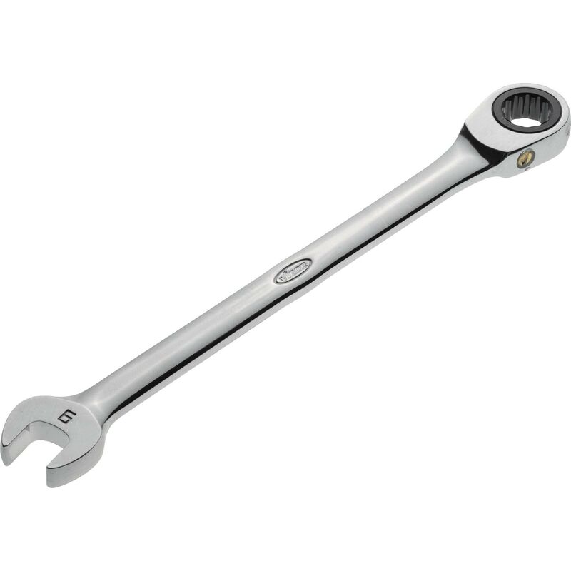 foto del prodotto vigor ratcheting combination wrench long v1009 profilo esagonale esterno, profilo a doppio esagono esterno size 9 mm