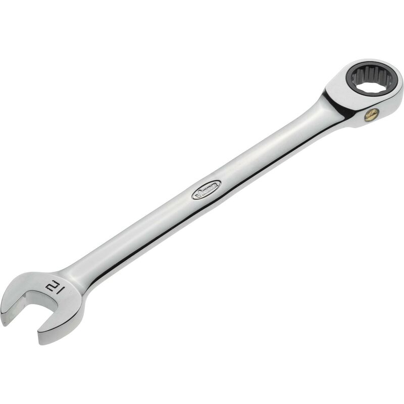 foto del prodotto vigor ratcheting combination wrench long v1022 profilo esagonale esterno, profilo a doppio esagono esterno size 12 mm