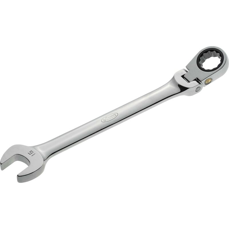 foto del prodotto vigor ratcheting combination wrench with hinge v2812 profilo esagonale esterno, profilo a doppio esagono esterno size 16 mm