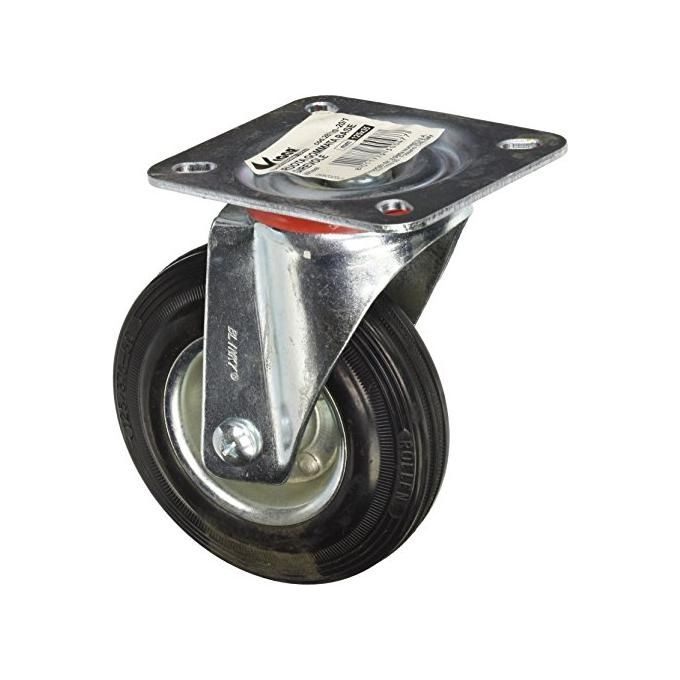 foto del prodotto vigor ruote gommate base girevole 125x35mm
