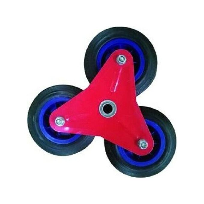 foto del prodotto vigor ruote per carrello piene serie 3 pezzi 152mm f20 su rulli