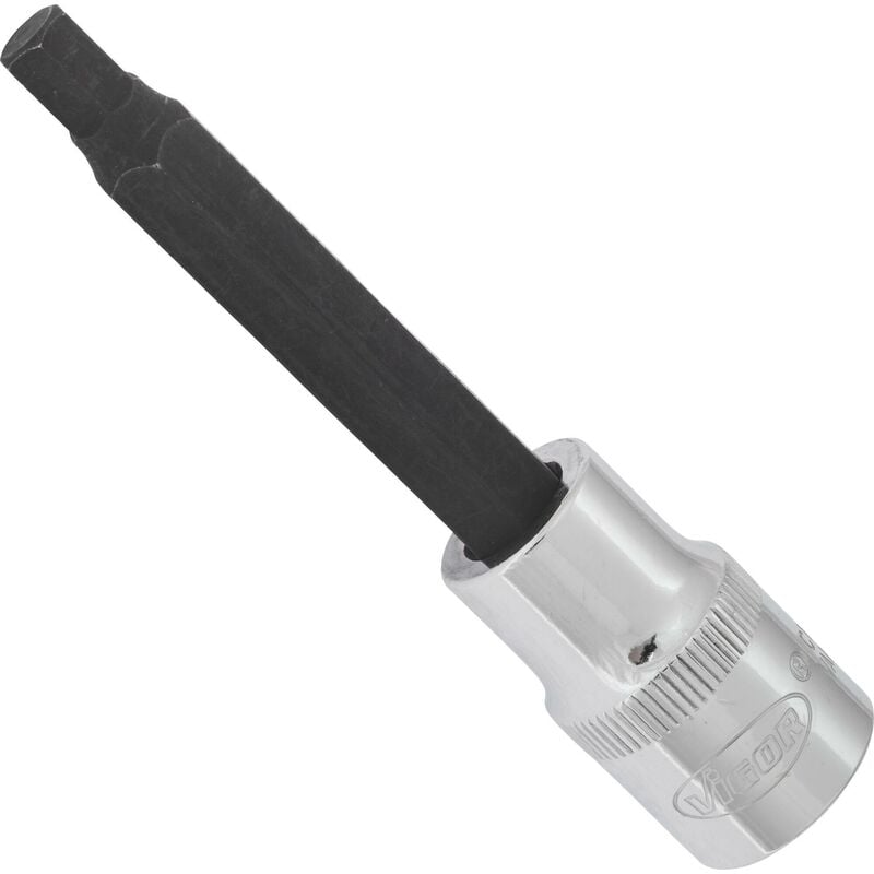 foto del prodotto vigor screwdriver socket for inside hexagon screws v2074 attacco quadro, cavo, 1 2 di pollice 12,5 mm profilo esagonale interno size 7 mm