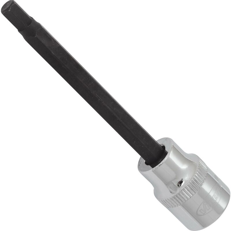 foto del prodotto vigor screwdriver socket for inside hexagon screws v6141 attacco quadro, cavo, 3 8 di pollice 10 mm profilo esagonale interno size 5 mm