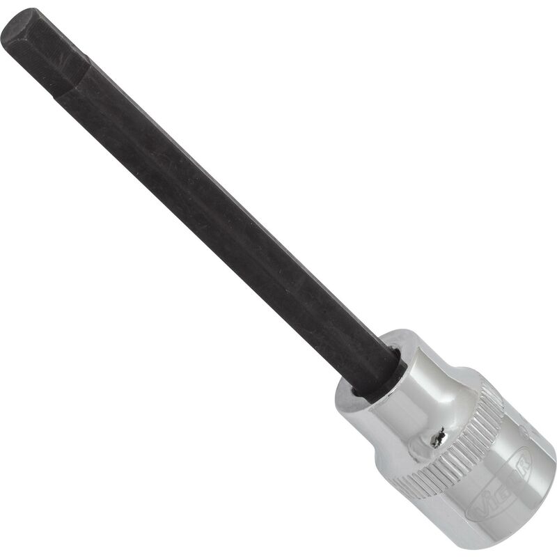 foto del prodotto vigor screwdriver socket for inside hexagon screws v6142 attacco quadro, cavo, 3 8 di pollice 10 mm profilo esagonale interno size 6 mm